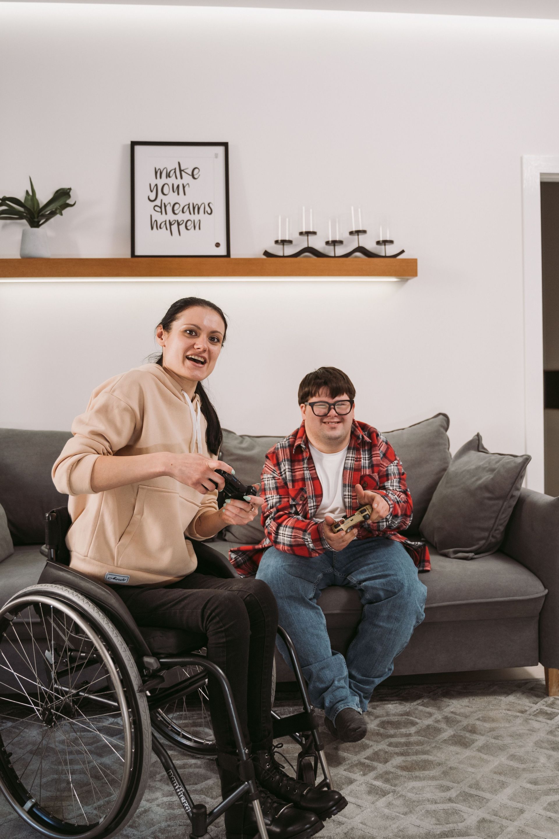 A Nurse Is Helping An Elderly Woman Use A Walker — Coast 2 Coast Disability Support Services in Taree, NSW
