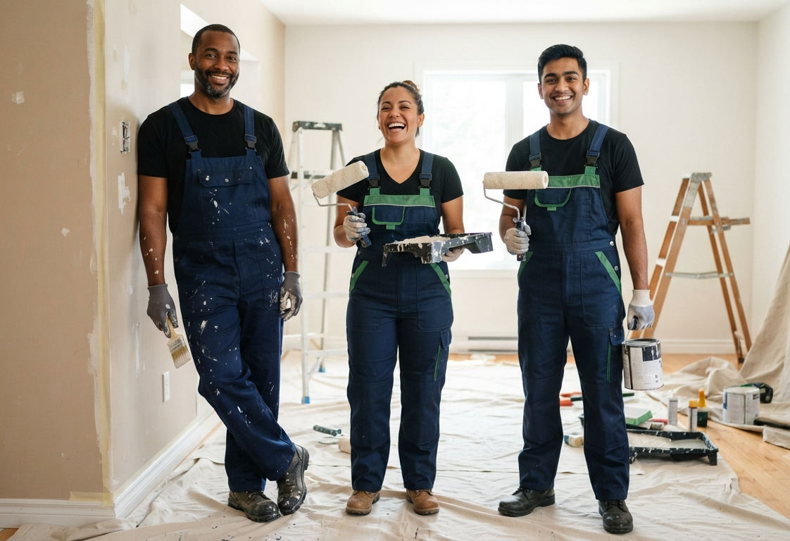 Porterville Painters team in action
