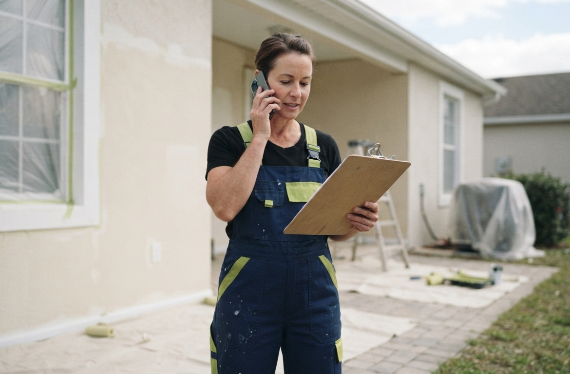 Porterville Painters contacting the client