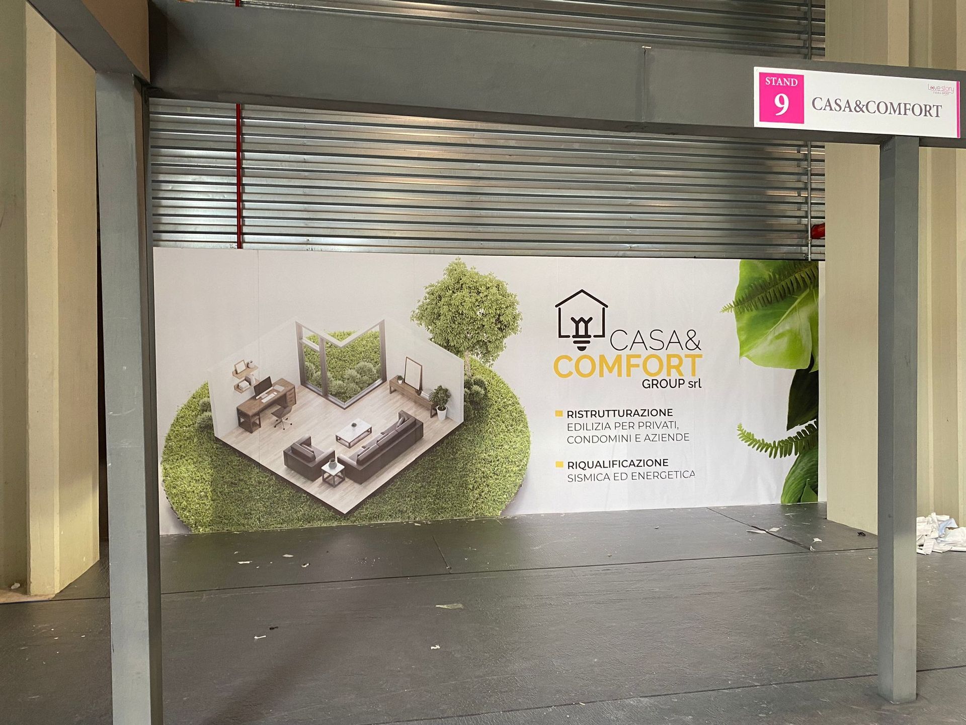 allestimento parete fiera sposi sora 1 - area stampa digitale frosinone