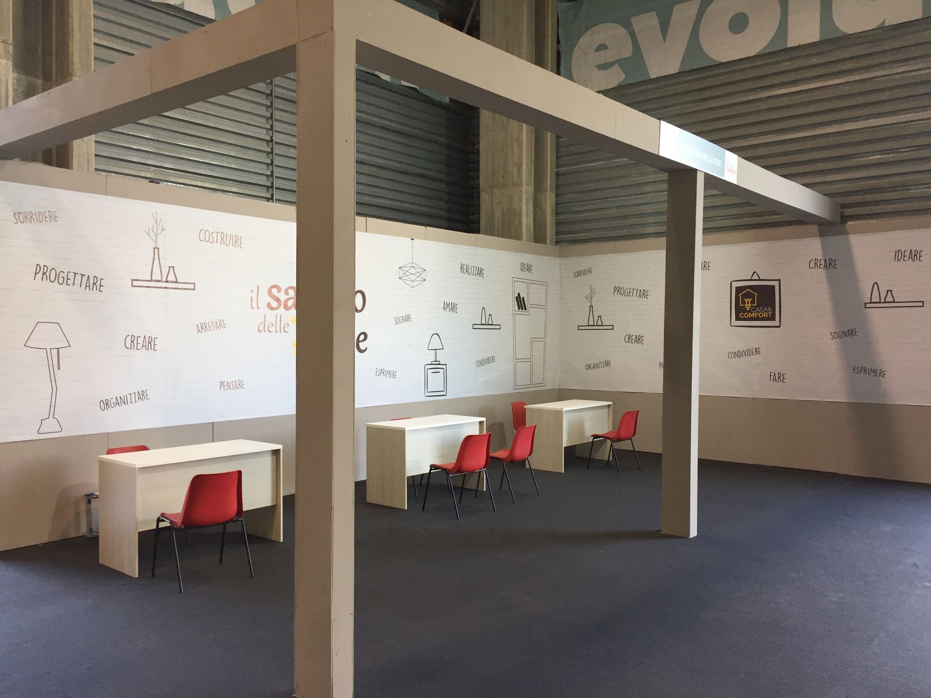 allestimento stand fiera sposi sora - area stampa digitale frosinone