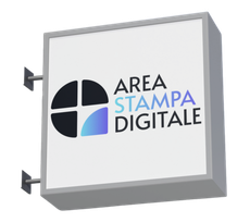 insegna con logo area stampa digitale frosinone