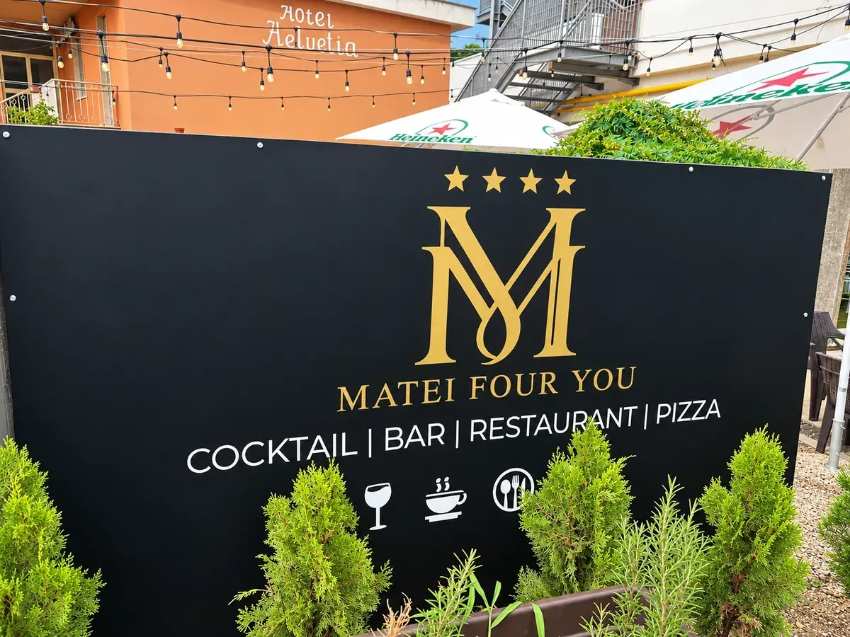 Pannello Hotel Matei realizzato da Area Stampa Digitale Frosinone