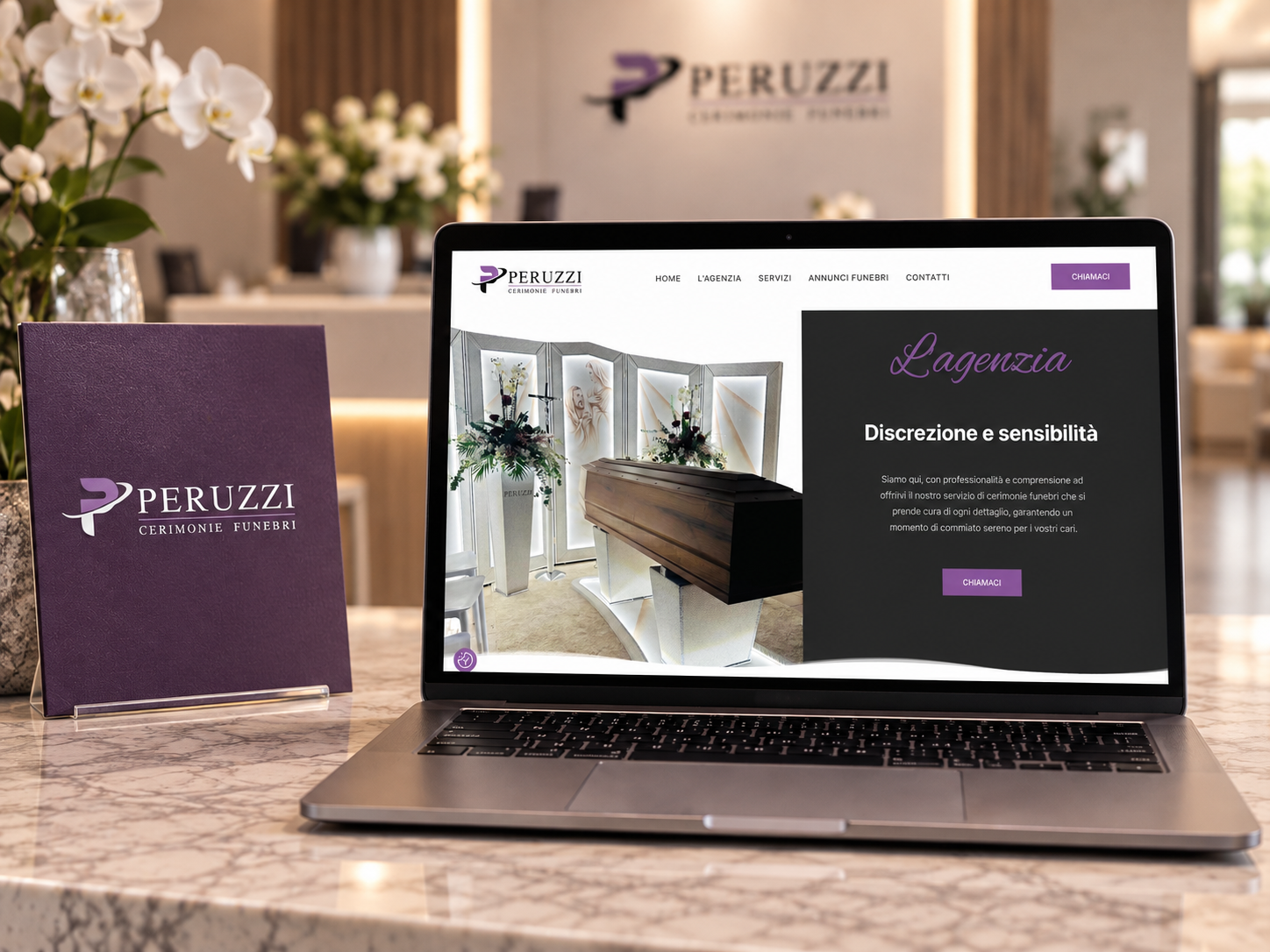 Anteprima del sito Peruzzi Cerimonie Funebri