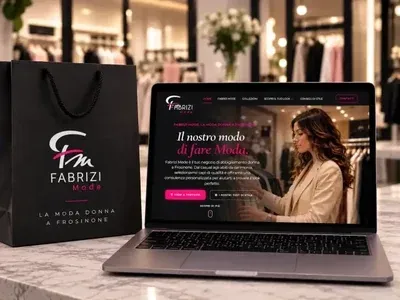 Sito web Fabrizi Mode realizzato da Area Stampa Digitale