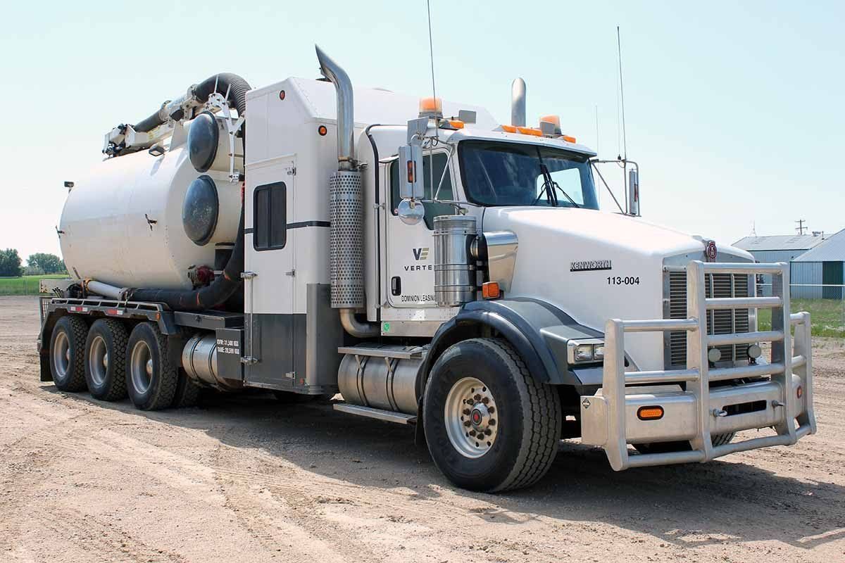 hydro vac truck