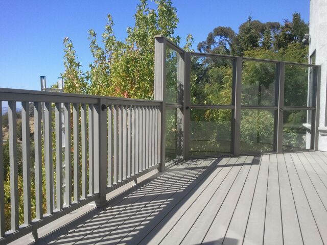 Custom Deck Railing Before & After Photos in Sacramento CA