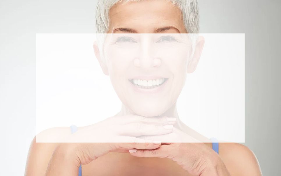 Middle aged woman smiling