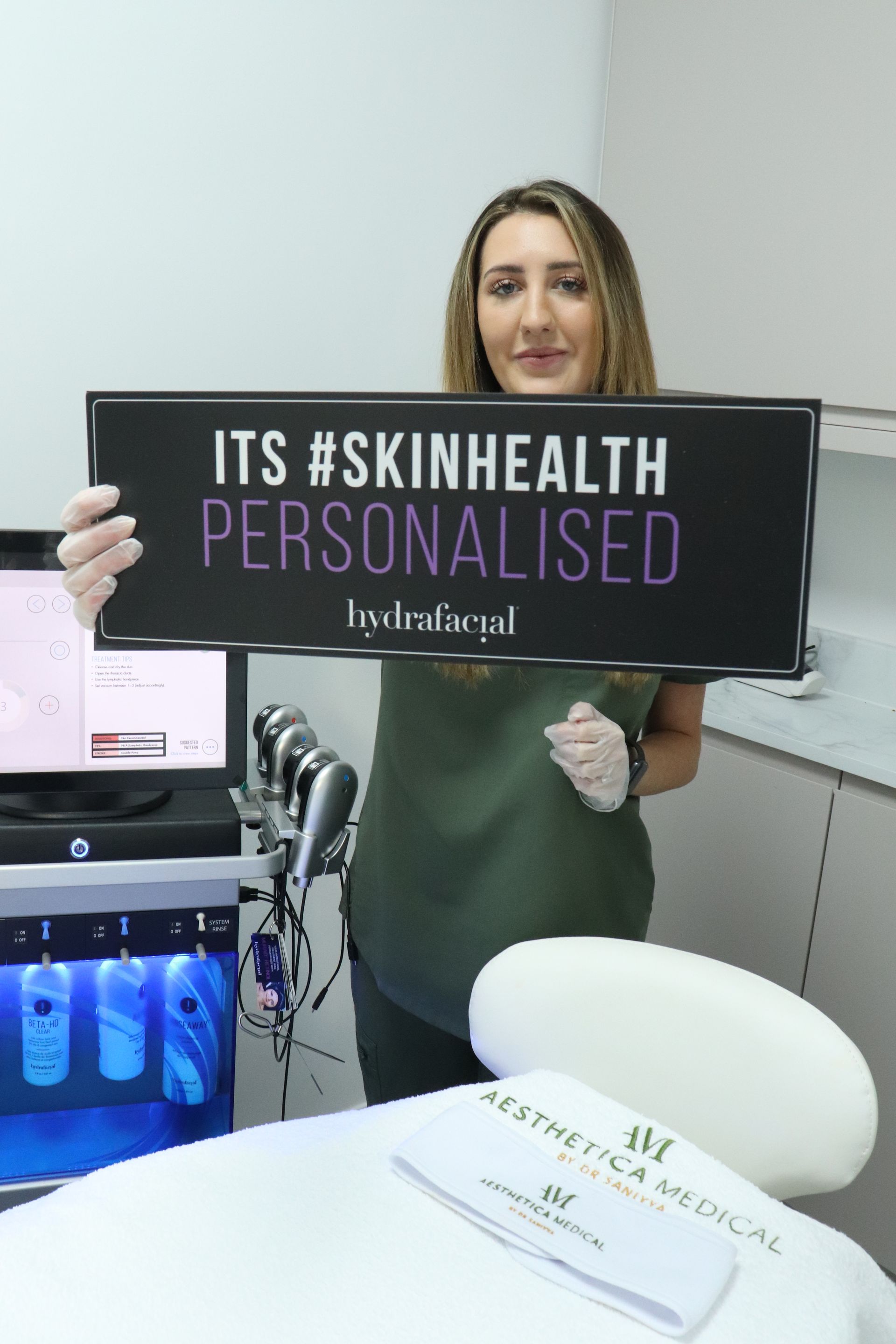 Hydrafacial treatment