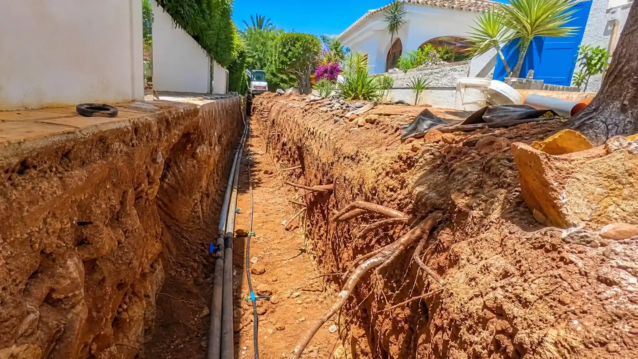 Emergency burst pipe repair in Algarve by English speaking plumber