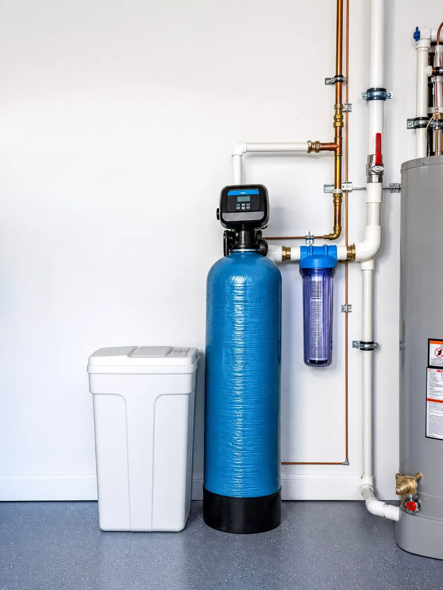 Water filtration system installed in an Algarve villa by English speaking plumber