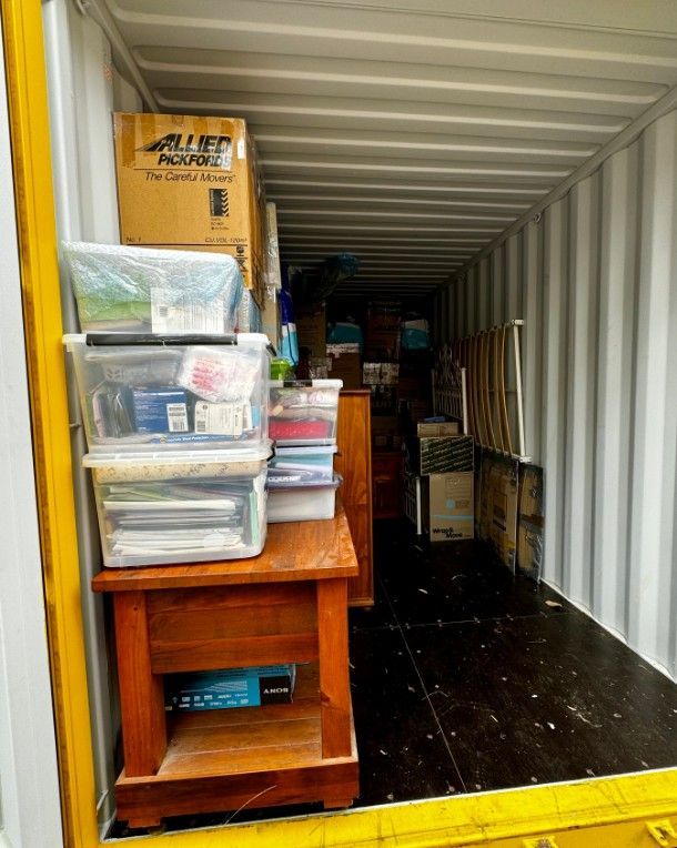 Removalists Townsville Secure Household Storage Container — Uplift Removals in Burdell, QLD