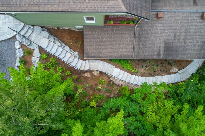 custom path in norteast iowa home