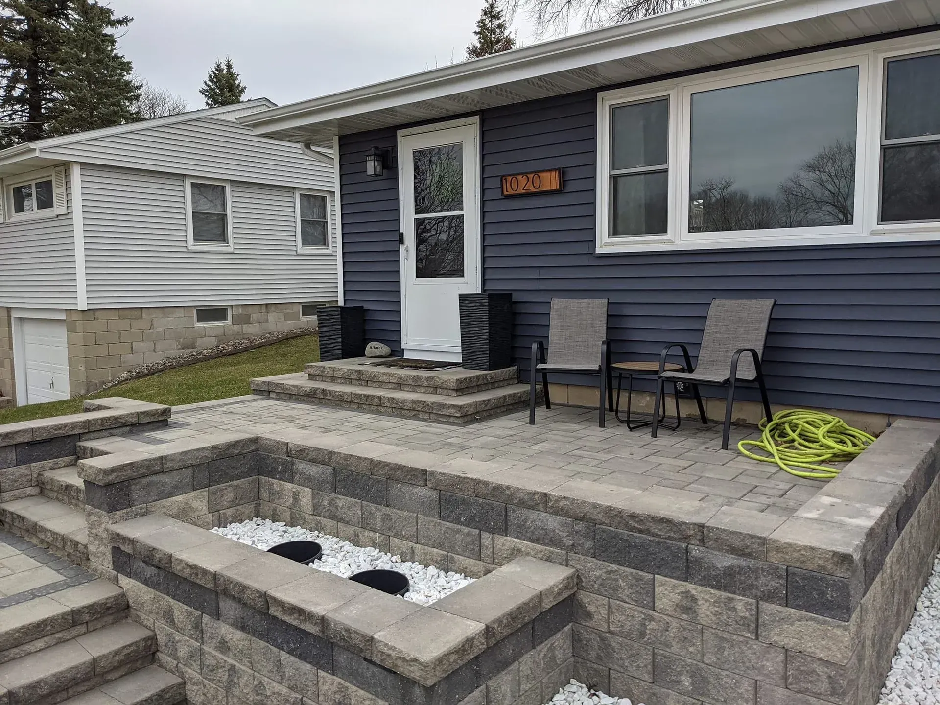 custom paver patio