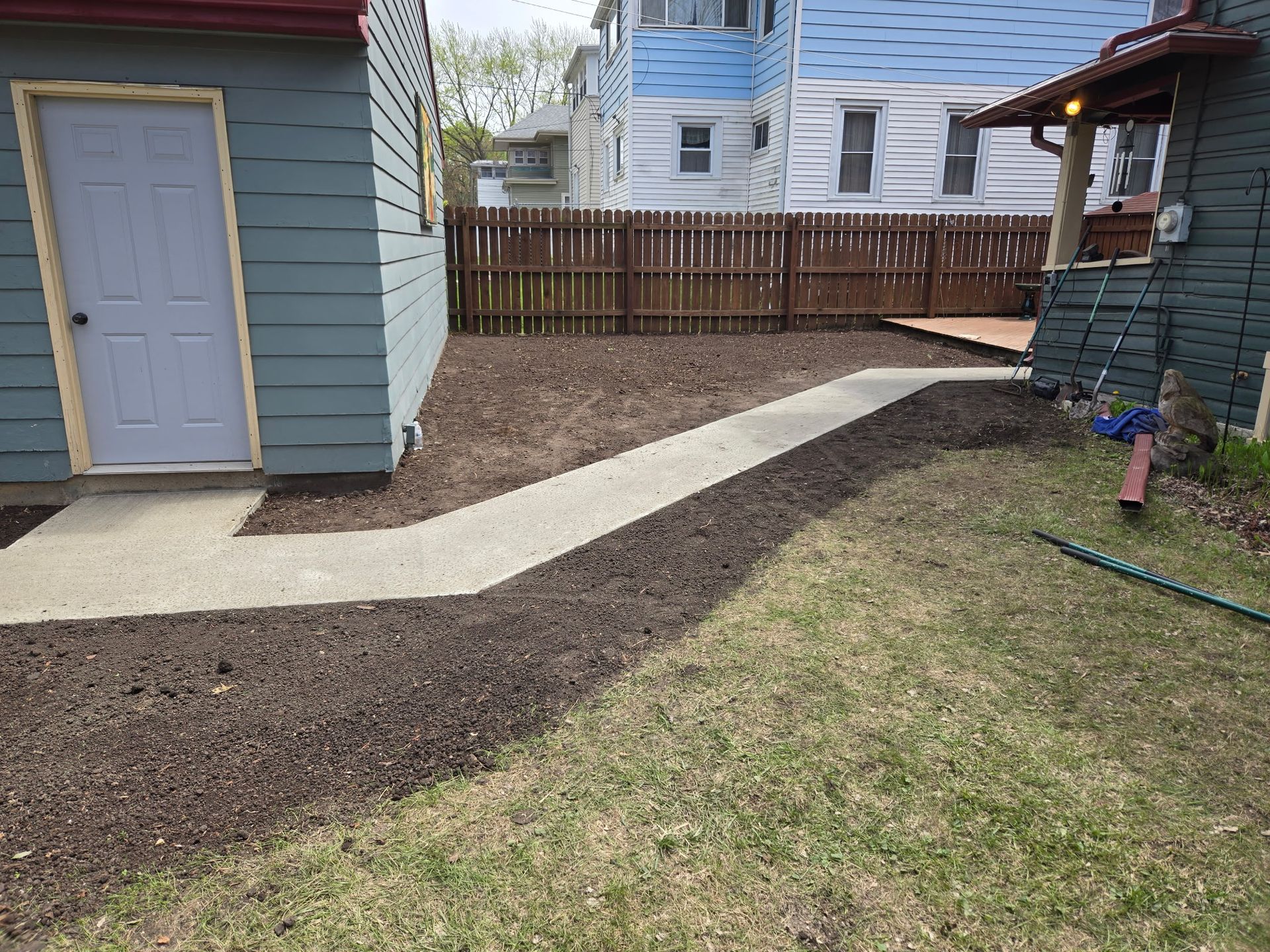 custom sidewalk install waterloo iowa