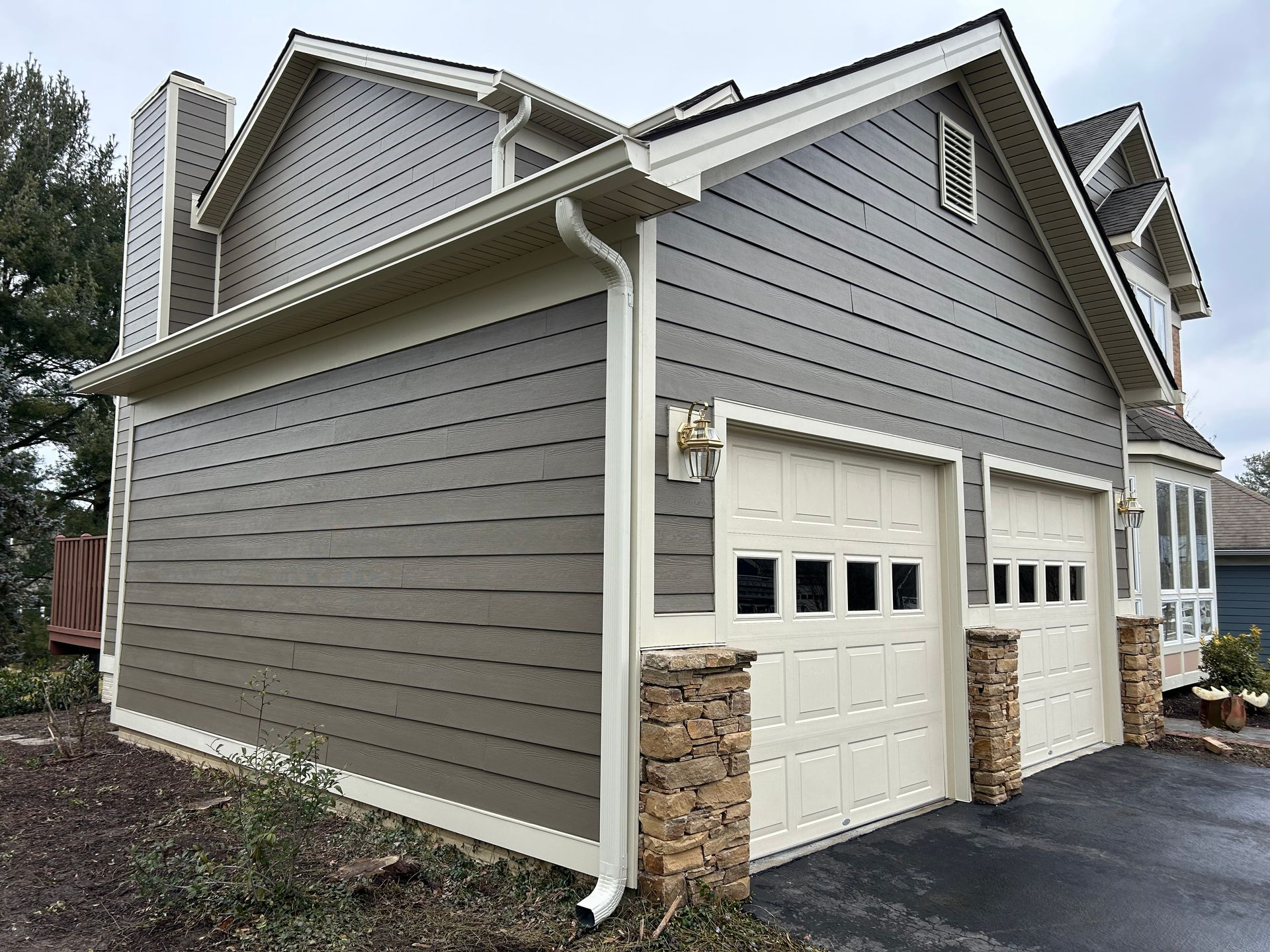 A home in Chester County with new Fiber Cement siding