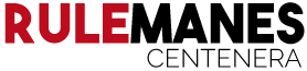El logo de Rulemanes Centenara es rojo y negro.