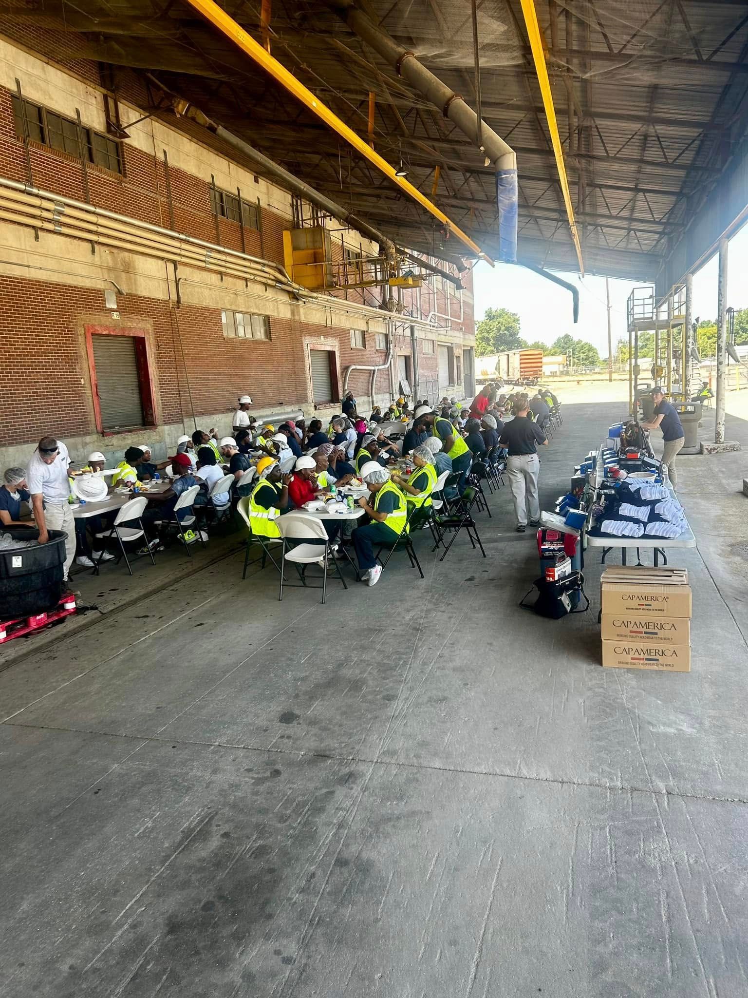 event guests dining