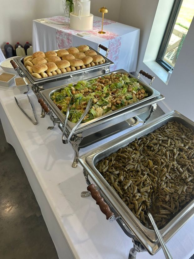 Wedding reception dinner