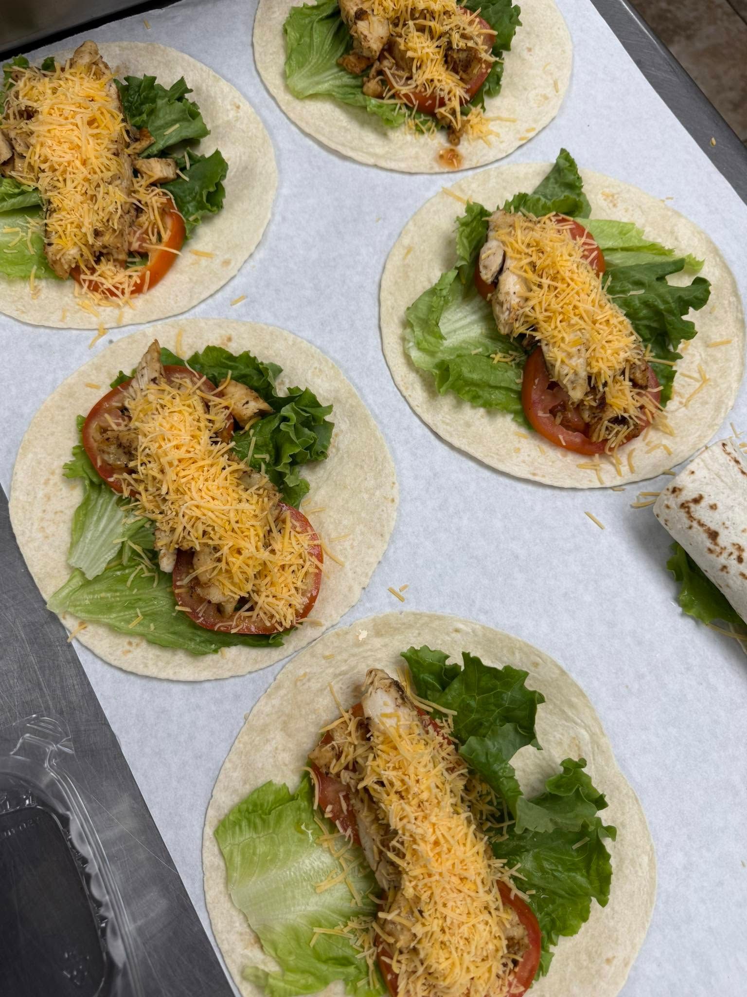 grilled chicken wraps