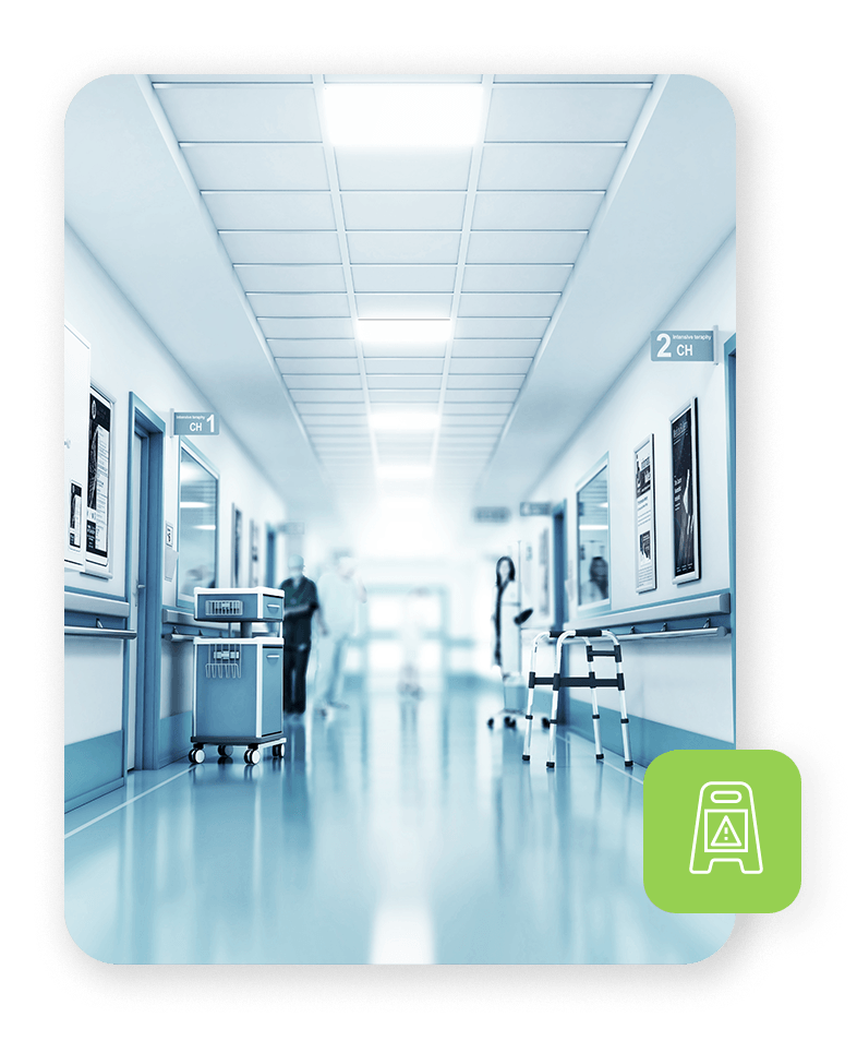 medical facility hallway