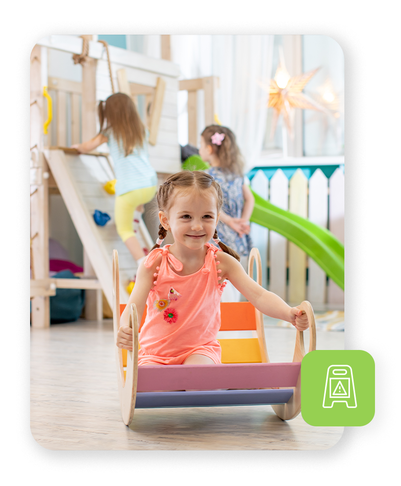 kids playing in a childcare centre