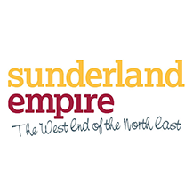 Logo for Sunderland Empire theater. Text says