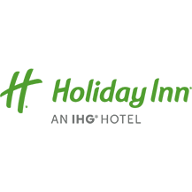 Holiday Inn logo in green and white.