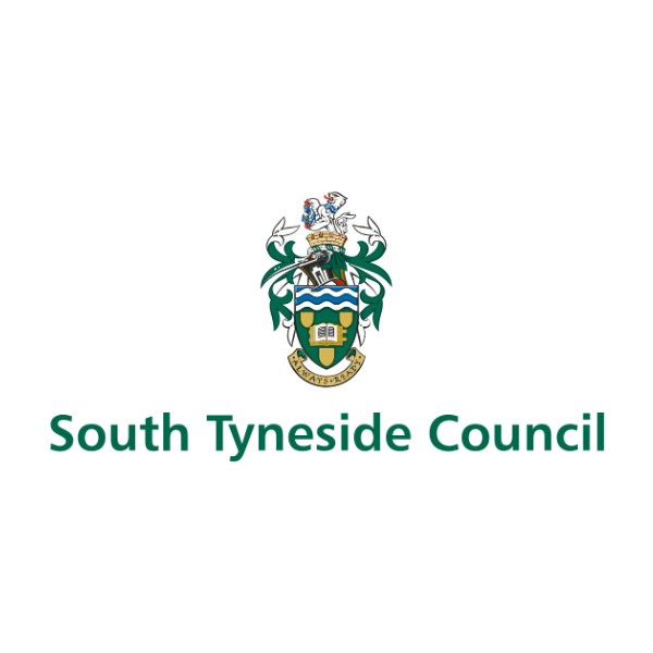 South Tyneside Council logo featuring a coat of arms above the name in green text.