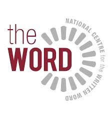 Logo for The Word, a national center for the written word. Features the word