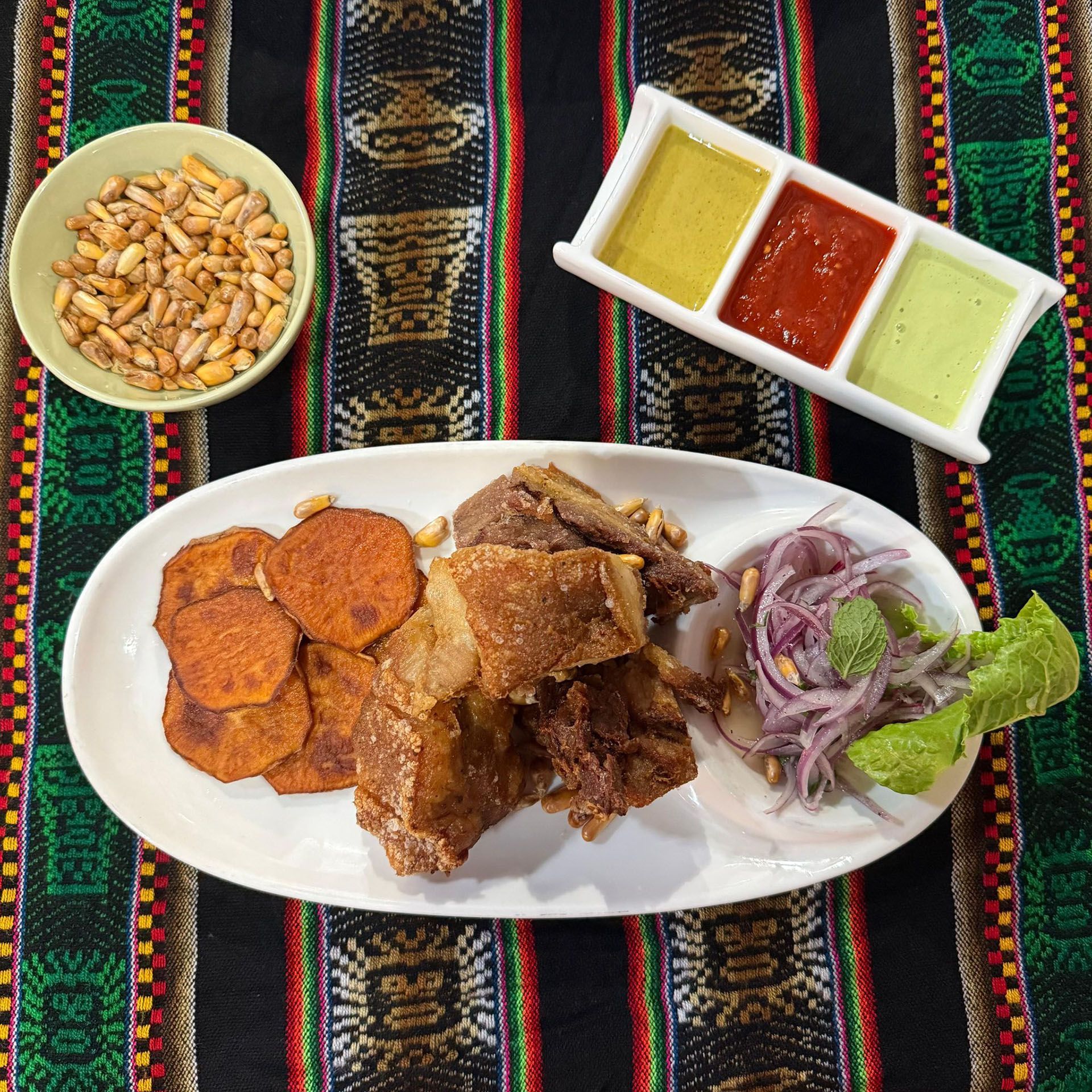  fried meat 
