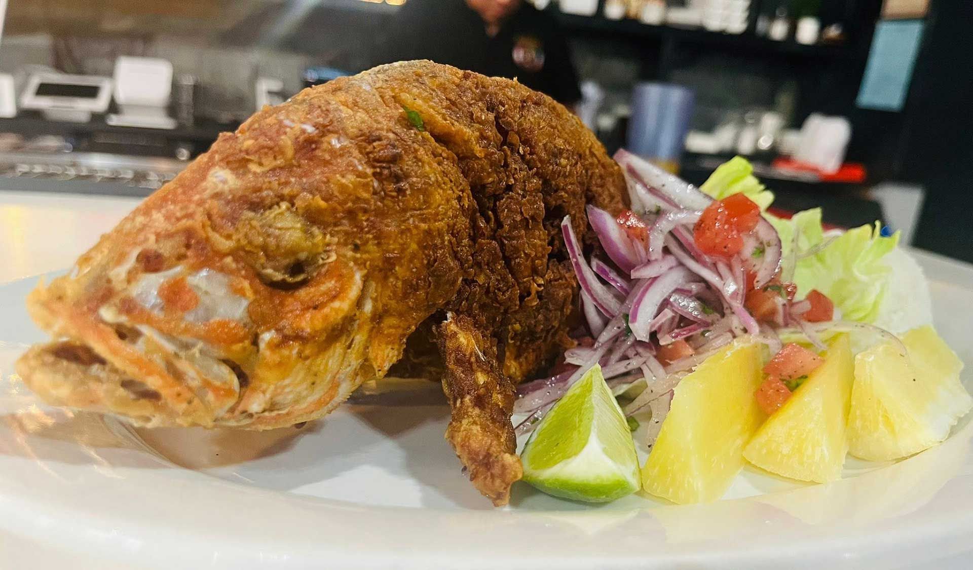 Crispy fried fish 