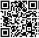 Black-and-white QR code in a square frame