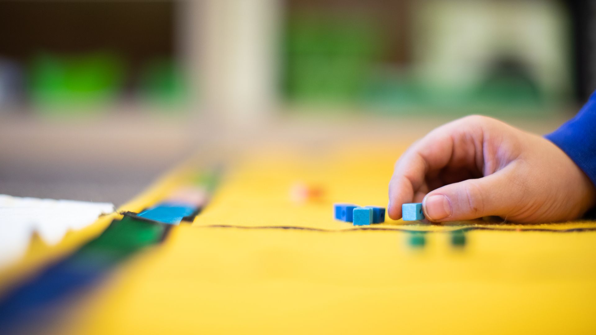 montessori work on mat