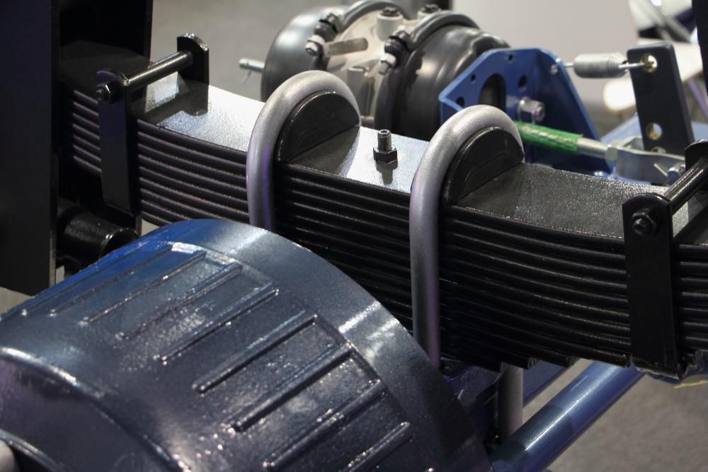 A Close up Of a Leaf Spring on A Vehicle — Alice Hosetech & Industrial Supplies in Ciccone, NT
