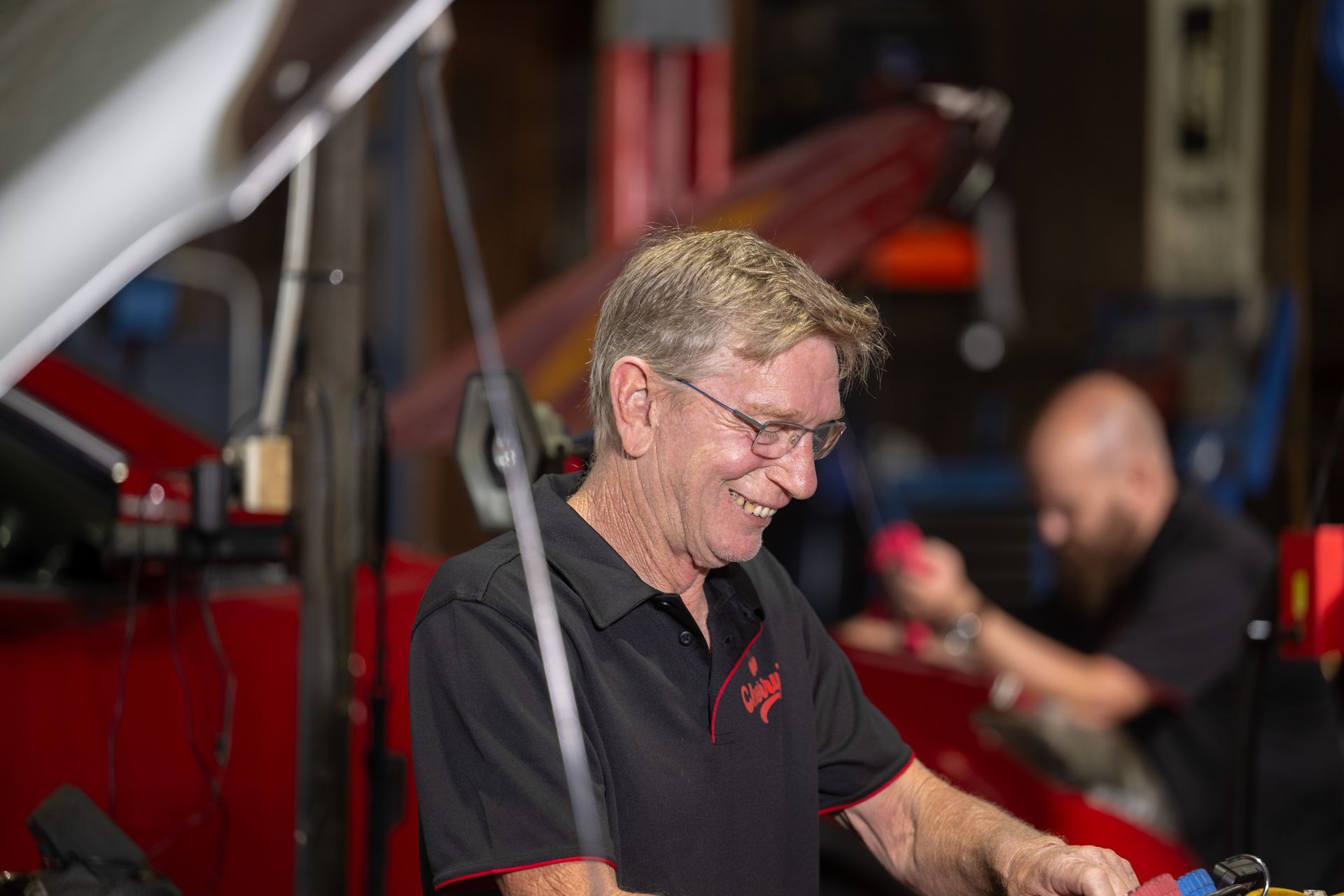 Mechanic at Cherry's Automotive Repairs