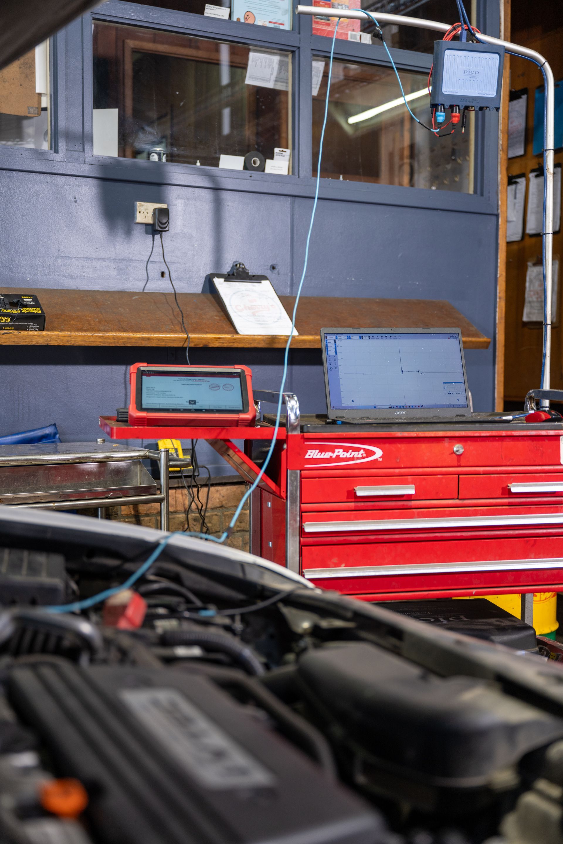 Diagnostic bay