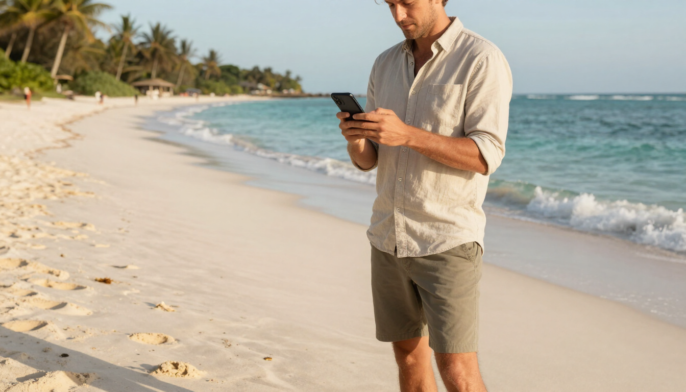 Tourists planning a trip to Kenya using a professional website