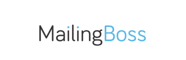 Um logotipo para chefe de correspondência em um fundo branco
