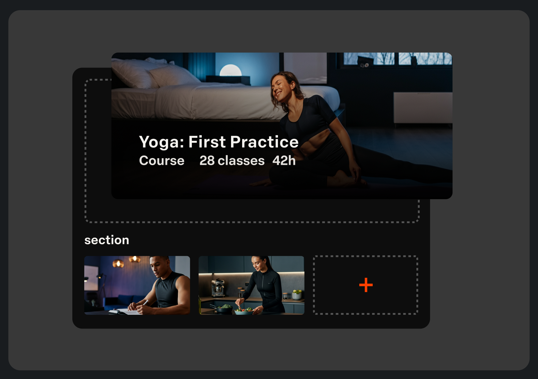 Create an engaging streaming style experience and customize your Members Areas with over 20 options to apply your identity.