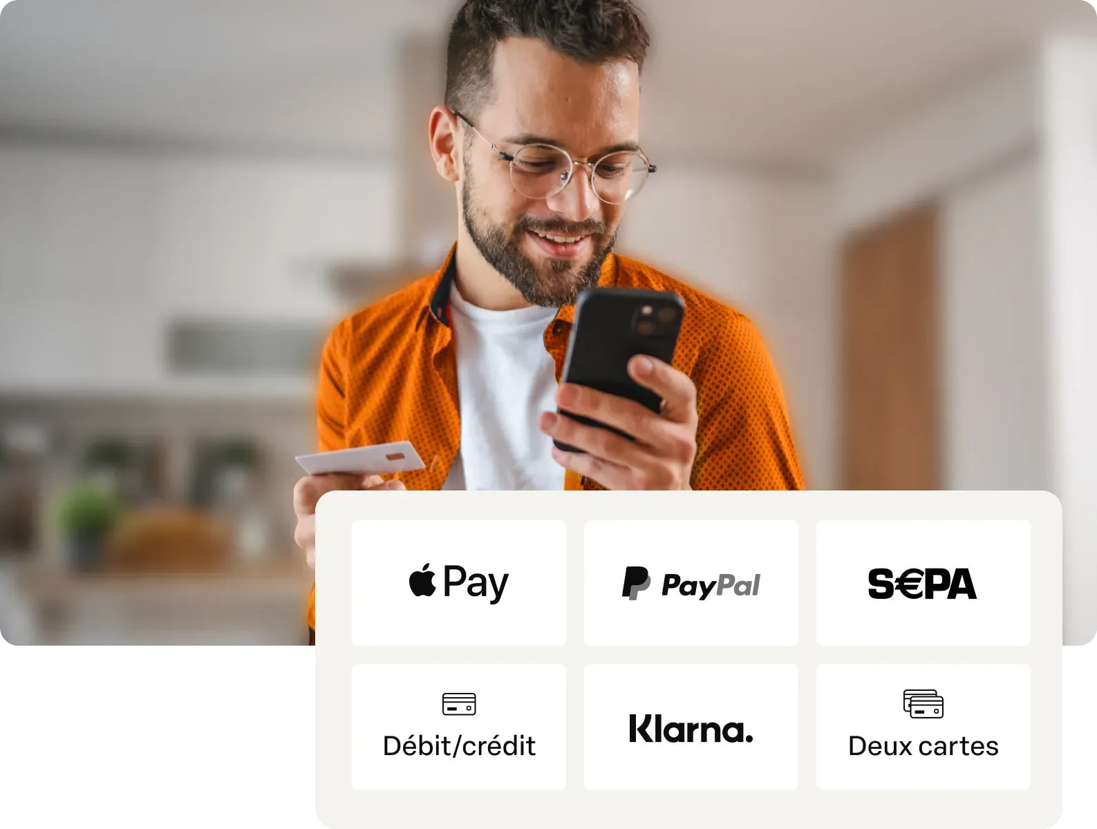 Plus de 40 méthodes de paiement, dont Apple Pay, PayPal, SEPA et Klarna, sur la solution de paiement pour produits digitaux Hotmart