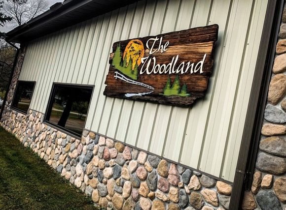 Empty Chairs and Tables Set — Gresham, WI — The Woodland