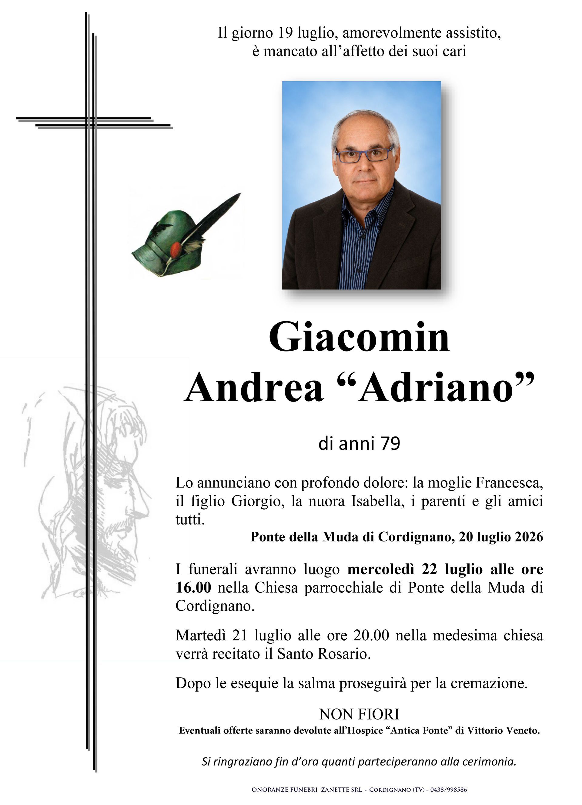 Giacomin Andrea “Adriano”