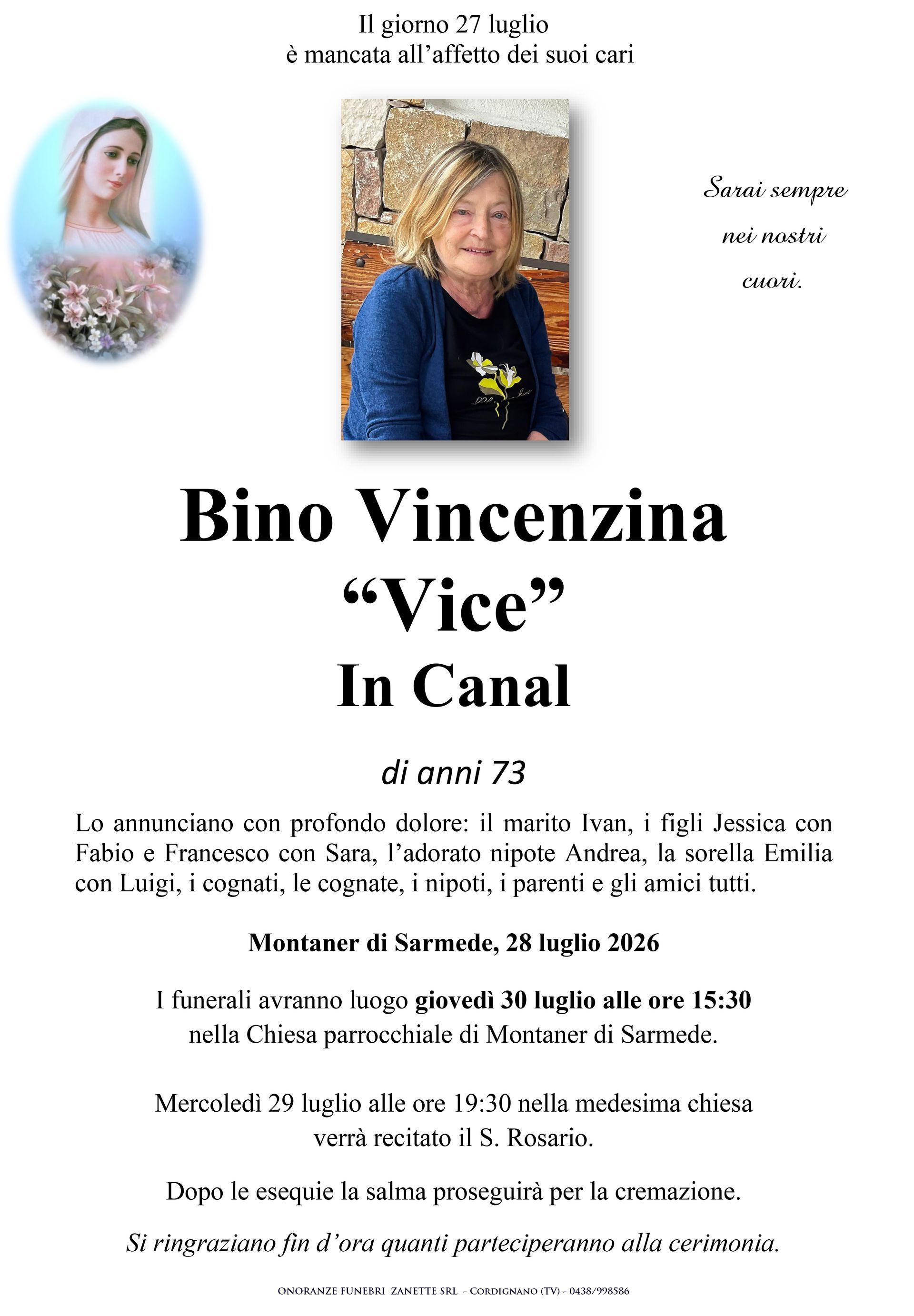Bino Vincenzina “Vice”