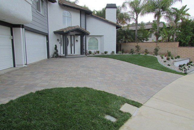 Driveway — Chino, CA — California Custom Landscape Inc.