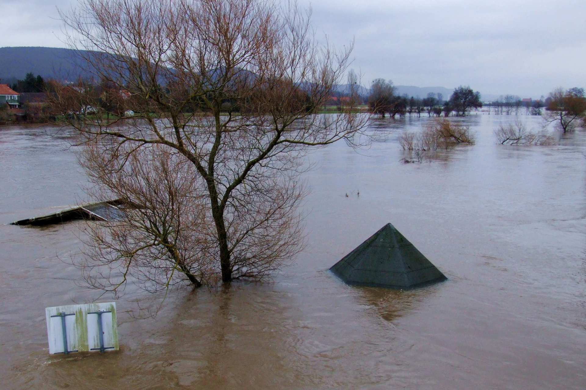 Flooded area