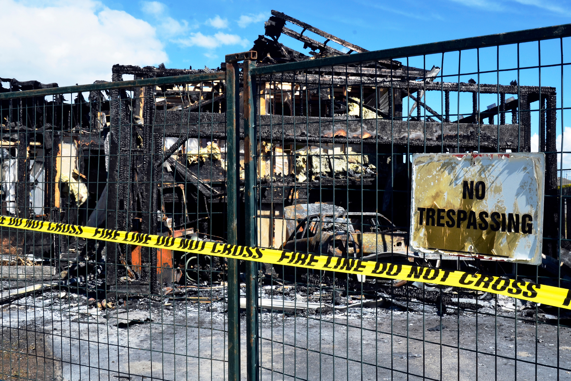 Fire damage