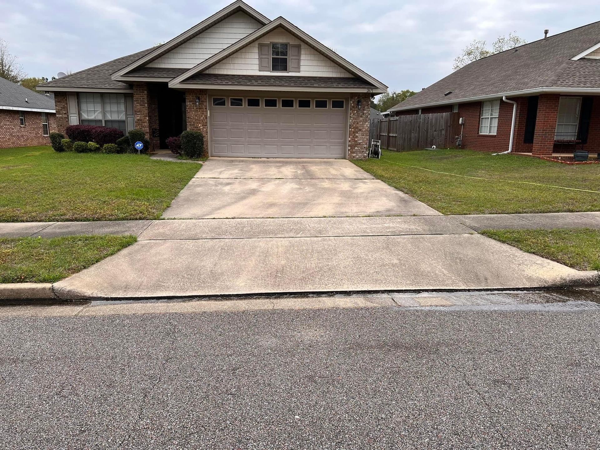 Pressure washing service