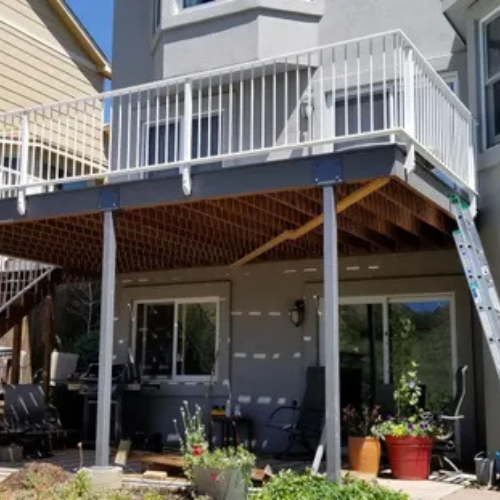 custom stairs and railings by 83MetalCraft LLC