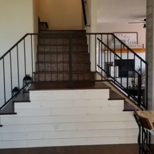 metal banister railing by 83MetalCraft LLC